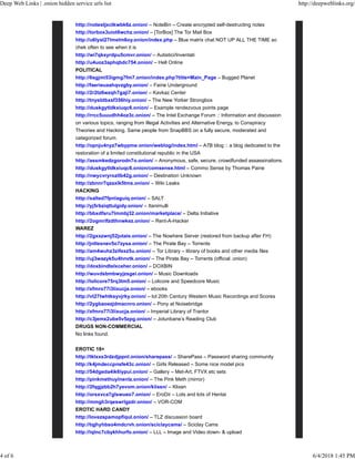 deep web links 2023 reddit