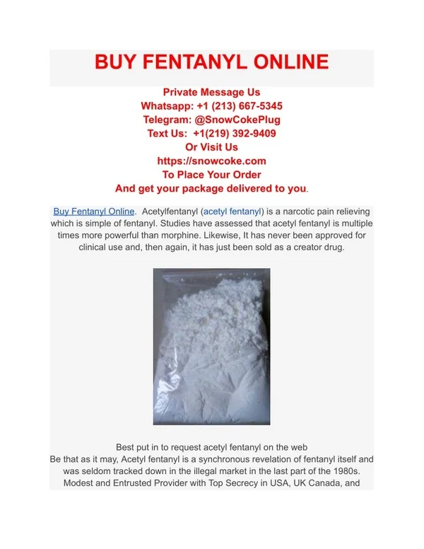 where to buy fentanyl online